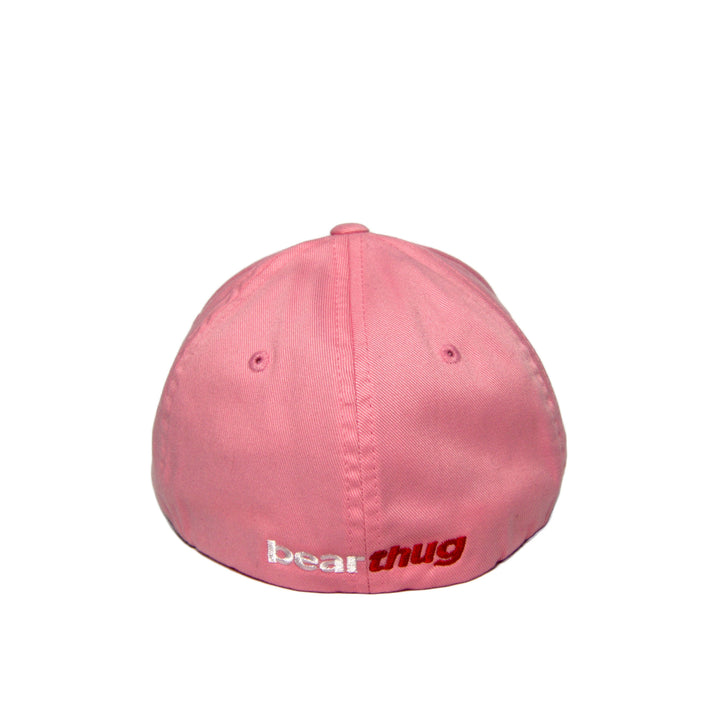 BearThug Flexfit Ball Caps - Pink (PVC Patch) - Back