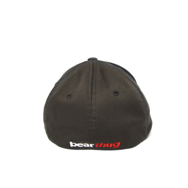 BearThug Flexfit Ball Caps - Dark Grey (PVC Patch) - Back