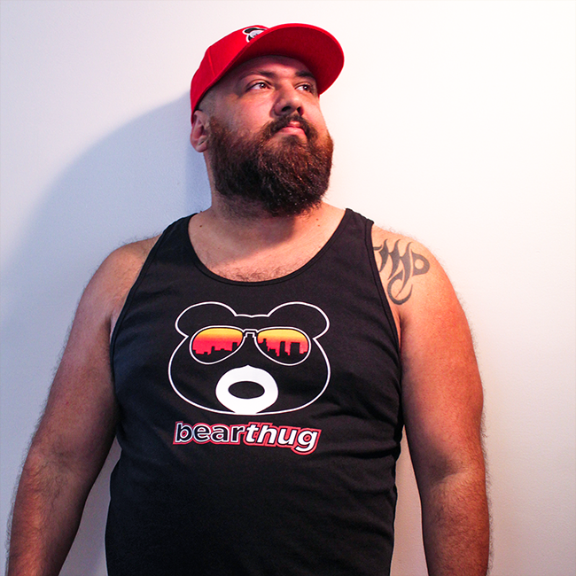 BearThug Classic Logo Black Tank-top