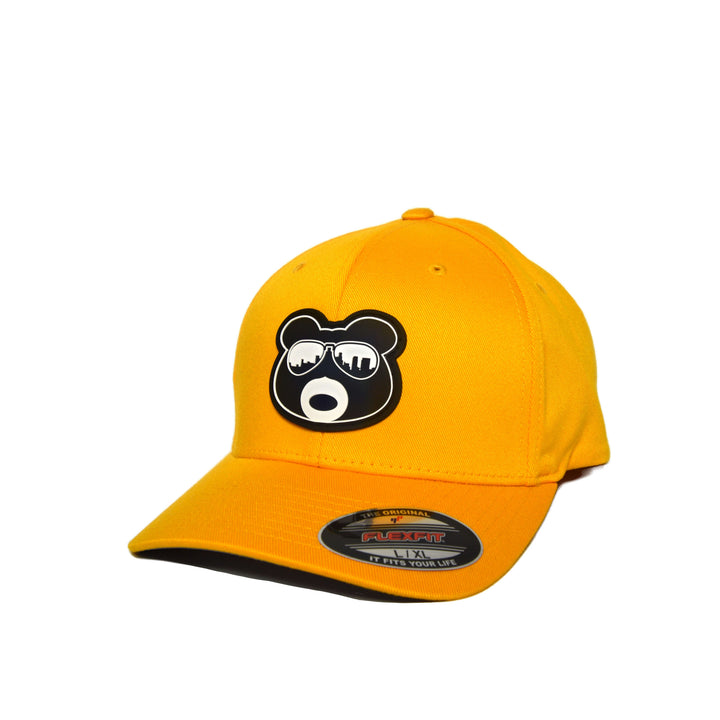BearThug Flexfit Ball Cap - Gold (PVC Patch)