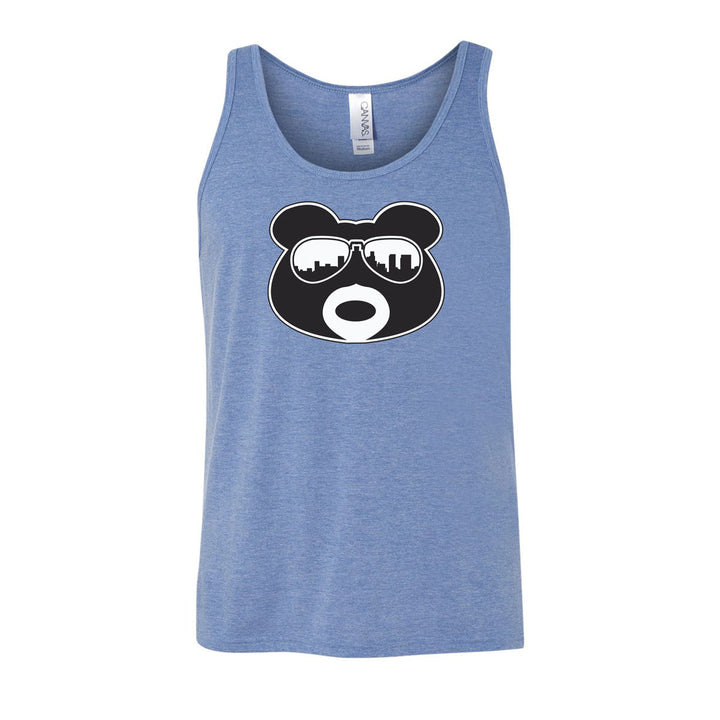 BearThug Blue Triblend Tank-top