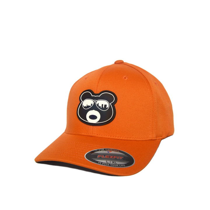 BearThug Flexfit Ball Cap - Orange (PVC Patch)