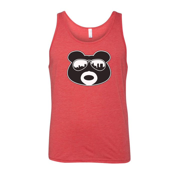 BearThug Heather Red Tank-top